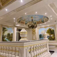 نقاشی اروپایی.مینیاتور.گچبری.پتینه.ورق طلا