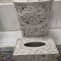 میز اتوـ استندگل ـ جا دستمالی و سطل اشغالی وغیره