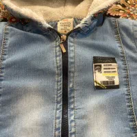 کاپشن پسرانه وسویشرت جلوبسته برای سن ۶تا۸سال