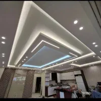 اجرای حرفه ای لاین نوری سقف دیوار کابینت