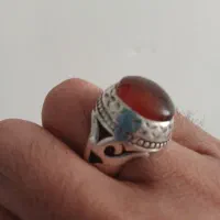 انگشتر  نقره عقیق