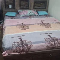 تخت ۲ نفره با تشکر طبی