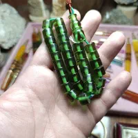 تسبیح سبز سندلوس قیچی بر 33تایی