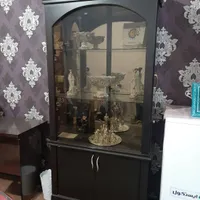 بوفه شیشه‌ای دو تکه