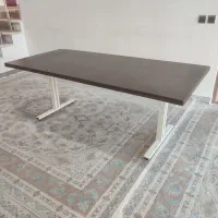 میز ناهار خوری 8نفره پایه فلزی