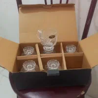 فنجان چای خوری ۶عددی کریستال چک