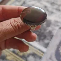 انگشتر نقره با  نگین  سلیمانی