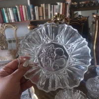 بشقاب میوه خوری کریستال