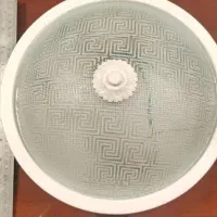 چراغ سقفی شیشه ای