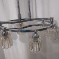 لوستر استیل تاشو ۶ شعله ۲ت