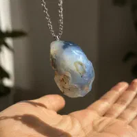گردنبند آویز سنگ خادم دار سلیمانی