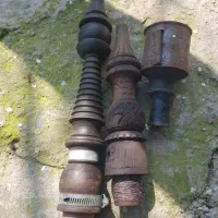 دو عدد تنه قلیان