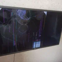 تلویزیون LG صفحه شکسته