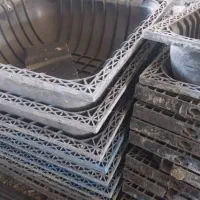 ضایعات وافل .مسقیم کارخانه