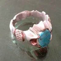 انگشتر فیروزه نقره