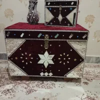 صندوچه چوبی بزرگ و کوچک