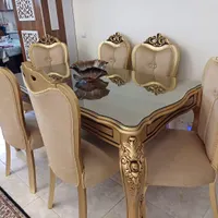 میز نهارخوری 6 نفری با صندلی بدون ایراد