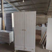 کمد دو درب و  یک درب کشو دار وطبقه دار  لاچین