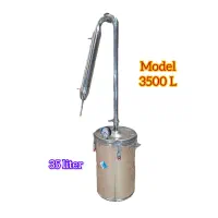 تقطیر گلابگیر عرقگیر تمام استیل ۳۵ لیتر اگزوزی