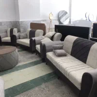 مبل راحتی طوسی جدید