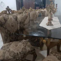 میز غذا خوری با شمعدون