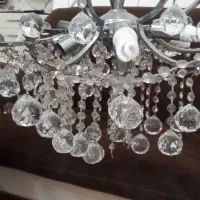 دو. عدد. لوستر  6 شاخه. کارکرده