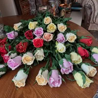 گلهای مصنوعی، گل رز دست ساز