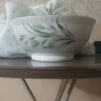 کاسه سوپ خوری ژاپنی قدیمی گل گندمی