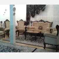 مبل ۹نفره به همراه میزناهارخوری ومیزتلویزیون