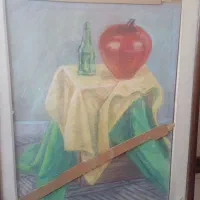 نقاشی رنگ روغن خیلی قدیمی