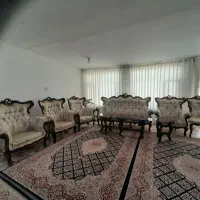 مبلمان ۹ نفره چوب راش سلطنتی و میز غذا خوری ۸ نفره