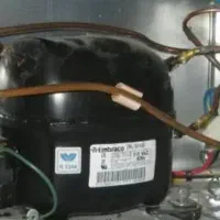 موتور سوخته یخچال الکترو استیل