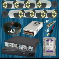 دوربین مداربسته با لنز حرفه‌ای& تاریکی هم پیداست