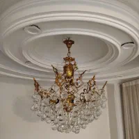 ۳ تا لوستر کریستال ۸ شاخه و ۶ شاخه