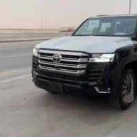 لندکروز GXR 2026 پلاک ملی سفید و مشکی