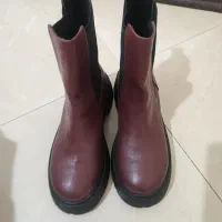 نیم بوت زرشکی