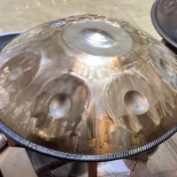 هنگ درام آرشا استیل مسی طرحدار همراه با پایه