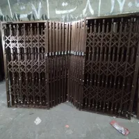 محافظ درب منازل پنجره باغ درب اکاردیونی ضمانتی