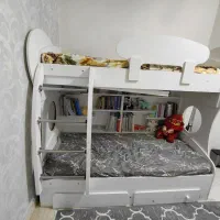 تختخواب دو طبقه ی کودک و نوجوان