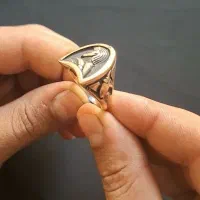 انگشتر با نماد ایرانی