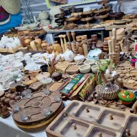 نمایشگاه غرفه ظروف چوبی، سرامیکی، کپوبافی
