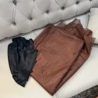 پارچه گیپور ۴ متربه علاوه آستر ۱/۲۰ اشانتیون