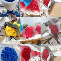 فروش دسته گل های روبانی