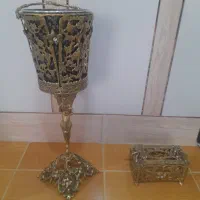 سطل زباله برنز