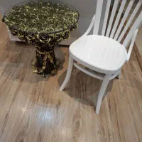 میز عسلی رزین طرح گل