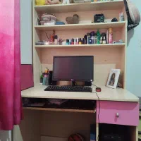 کتابخانه و میز تحریر و میز کامپیوتر