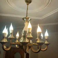 لوستر طلایی ۱۲ شاخه
