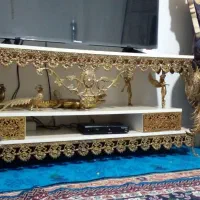 میز تلویزیون برنزی