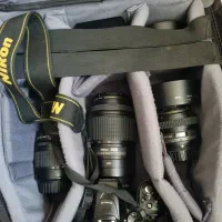 دوربین عکاسی نیکون nikon d5300 با سه لنز