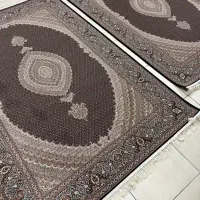 فرش کمال کرم و‌سرمه ای ( ماهی) مرکز پخش فرش نادر